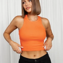 Thanne Tops Kennedy Tank Top (Orange)