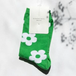 Charcoal Clothing Tessa Socks (Green) Charcoal Exclusives