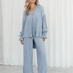 Charcoal Clothing Sweet Serenity Shirt (Steel Blue) New Arrivals