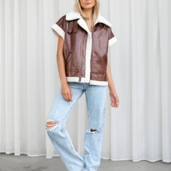 Heiress Sleeveless Jacket - By Lioness Winter Warmers