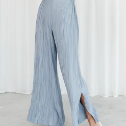 Charcoal Clothing New Arrivals Sweet Serenity Pants (Steel Blue)