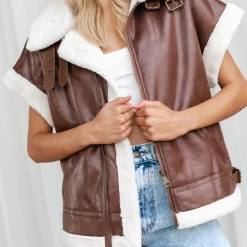 Heiress Sleeveless Jacket - By Lioness Winter Warmers