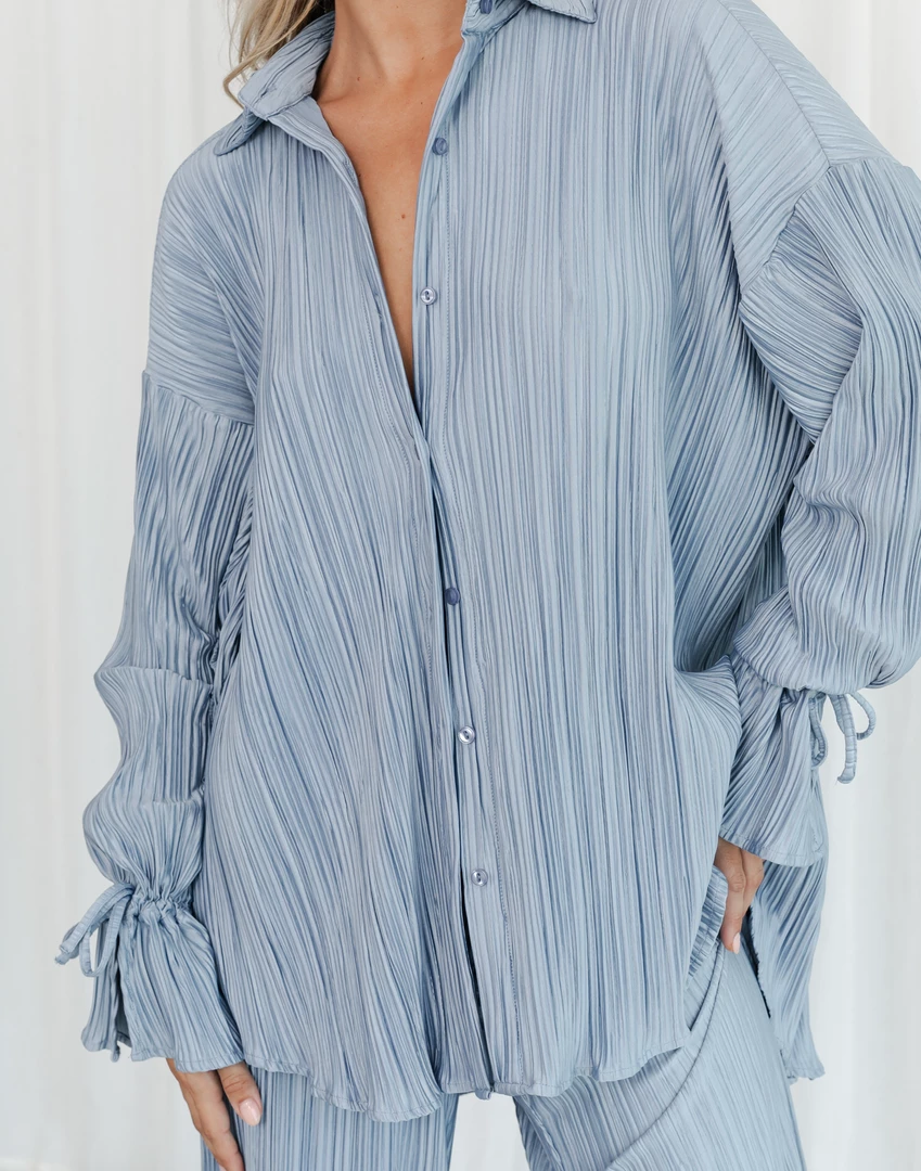 Charcoal Clothing Sweet Serenity Shirt (Steel Blue) New Arrivals 6 Charcoal Clothing Sweet Serenity Shirt (Steel Blue) New Arrivals