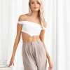 Blossom Tops Mikki Crop Top (White)