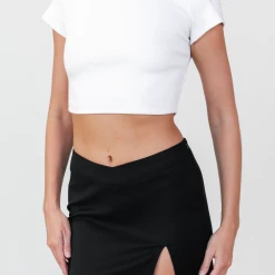 Luvalot Alto Mini Skirt (Black) Bottoms