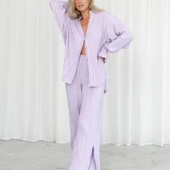 Charcoal Clothing Sweet Serenity Pants (Lilac)