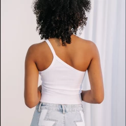 Charcoal Clothing New Arrivals Ripley Tank Top (White)