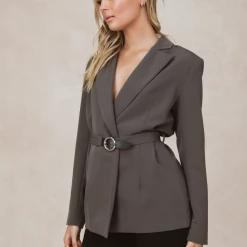 Tops Brooke Blazer (Grey) - 4th & Reckless