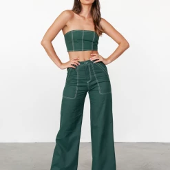 Into Fashion Vivienne Crop Top (Emerald) 11 Into Fashion Vivienne Crop Top (Emerald)