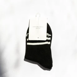 Charcoal Clothing Charcoal Exclusives Dixie Socks (Black/White)