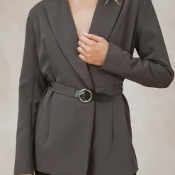 Tops Brooke Blazer (Grey) - 4th & Reckless