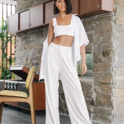 Charcoal Clothing New Arrivals Monet Pants (Cream) 17 Charcoal Clothing New Arrivals Monet Pants (Cream)