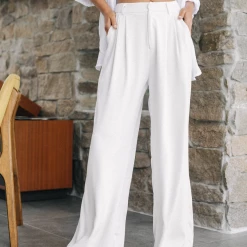 Charcoal Clothing New Arrivals Monet Pants (Cream) 18 Charcoal Clothing New Arrivals Monet Pants (Cream)