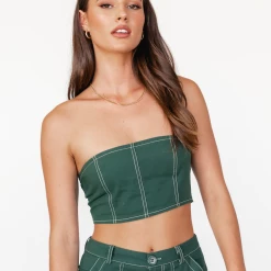 Into Fashion Vivienne Crop Top (Emerald) 12 Into Fashion Vivienne Crop Top (Emerald)