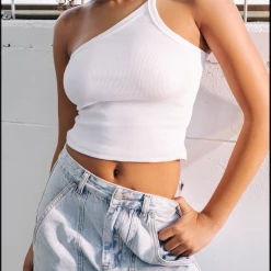 Charcoal Clothing New Arrivals Ripley Tank Top (White)