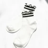 Charcoal Clothing Dixie Socks (White/Black) Charcoal Exclusives