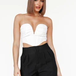 Shareen Collections Amaris Corset Top (White) New Arrivals 10 Shareen Collections Amaris Corset Top (White) New Arrivals