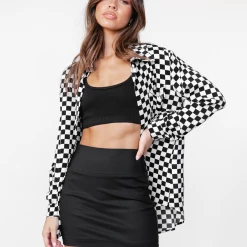 Thanne Ashton Shirt (Black Check) New Arrivals