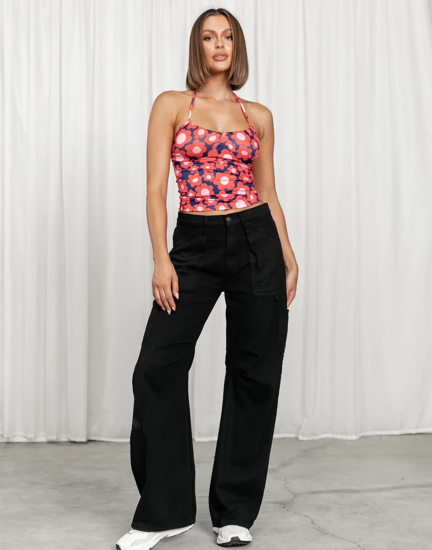 Red Berry Tops Olia Halter Top 3 Red Berry Tops Olia Halter Top