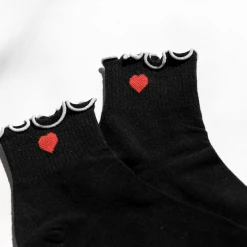 Charcoal Clothing Charcoal Exclusives Queen Of Hearts Socks (Black)