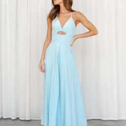 Thanne Zulu Maxi Dress (Light Blue)