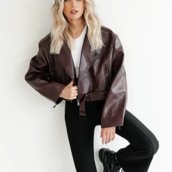 Staten Island Jacket (Mulberry) - By Lioness New Arrivals