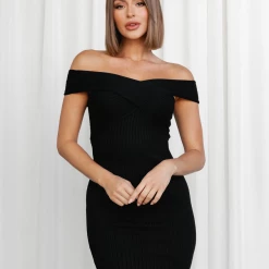 Winnie & Co Watch Me Mini Dress (Black)