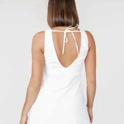Into Fashion New Arrivals Amelia Mini Dress (White)