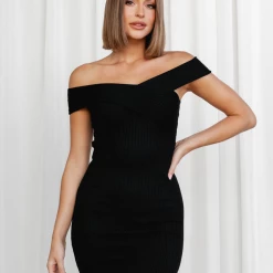 Winnie & Co Watch Me Mini Dress (Black)