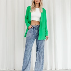 Into Fashion Vienna Blazer (Green) 11 Into Fashion Vienna Blazer (Green)