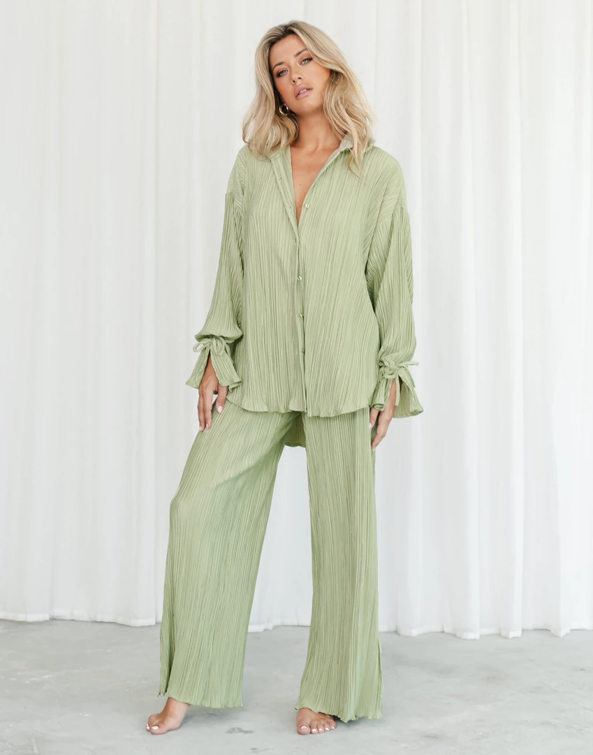 Charcoal Clothing New Arrivals Sweet Serenity Pants (Sage) 10 Charcoal Clothing New Arrivals Sweet Serenity Pants (Sage)