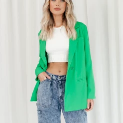 Into Fashion Vienna Blazer (Green) 9 Into Fashion Vienna Blazer (Green)