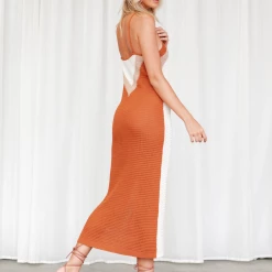 Charcoal Clothing Reina Maxi Dress (Beige) Dresses