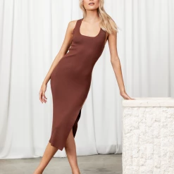 My Girl Marnie Midi Dress (Brown) 13 My Girl Marnie Midi Dress (Brown)