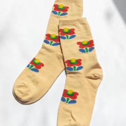 Charcoal Clothing Palmer Socks (Peach)