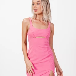 Sweet Accicia Freesia Mini Dress (Pink) 9 Sweet Accicia Freesia Mini Dress (Pink)