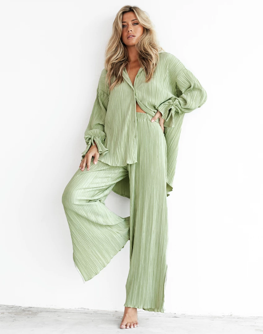 Charcoal Clothing New Arrivals Sweet Serenity Pants (Sage) 7 Charcoal Clothing New Arrivals Sweet Serenity Pants (Sage)