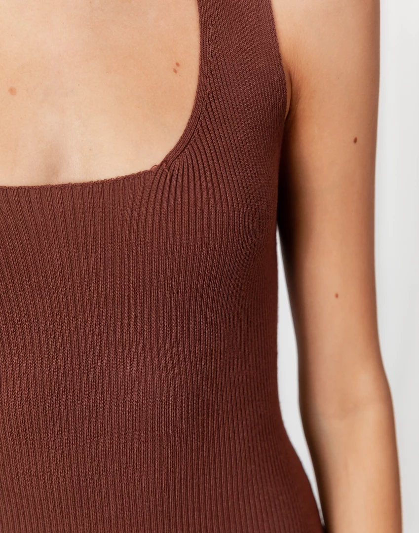 My Girl Marnie Midi Dress (Brown) 9 My Girl Marnie Midi Dress (Brown)