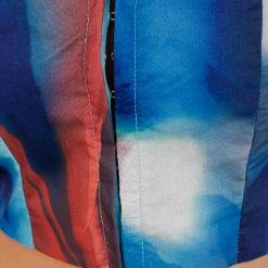 Charcoal Clothing Zonza Corset Top (Blue Print)