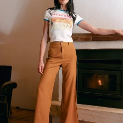 Into Fashion Bottoms Debut Pants (Mustard)