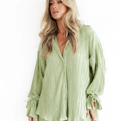 Charcoal Clothing Sweet Serenity Shirt (Sage) New Arrivals