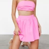 Charcoal Clothing New Arrivals Brooks Crop Top (Pink)