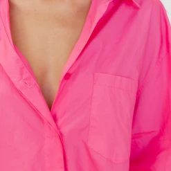 Charcoal Clothing South Beach Shirt (Hot Pink) Tops