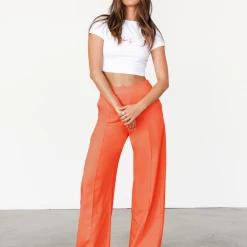 Charcoal Clothing Bottoms Cartea Pants (Orange)
