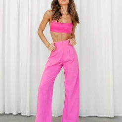 Charcoal Clothing Finley Pants (Pink)