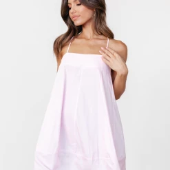 Charcoal Clothing Amalfi Mini Dress (Pink)