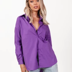 Into Fashion Tops Charlotte Shirt (Purple) 10 Into Fashion Tops Charlotte Shirt (Purple)