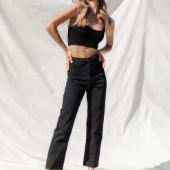 Charcoal Clothing Kaya Jeans (Black)