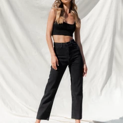 Charcoal Clothing Kaya Jeans (Black)