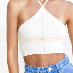 Into Fashion Tops Alaia Crop Top